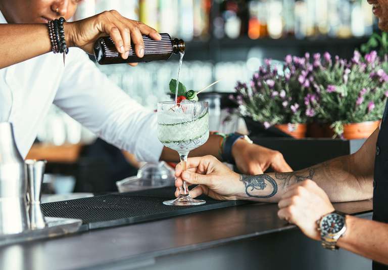 bar and restaurant